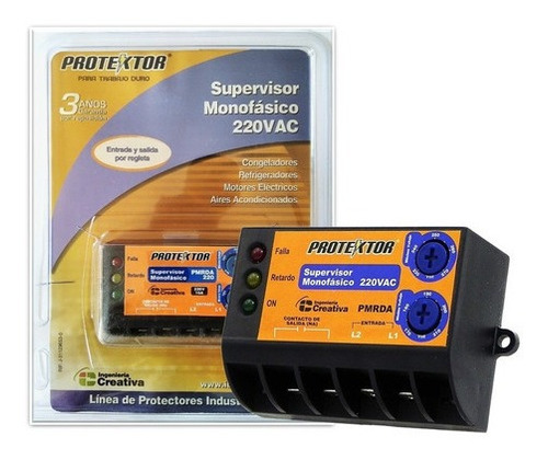 Supervisor Monofásico 220v Ajustable Protektor 