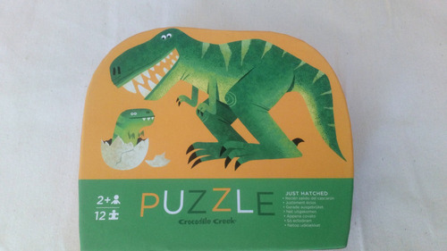 Rompecabezas Crocodile Creek - Dino Recién Nacido 12 Piezas
