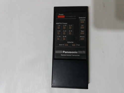  Controle Remoto Original  Som Panasonic Bqa-212 Vintage