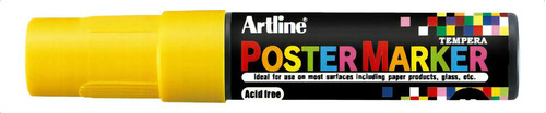 Poster Marker 12mm Artline Colores Básicos Color Amarillo