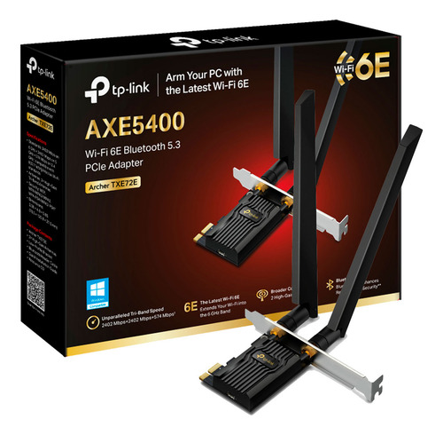Tarjeta De Red Archer Txe72e Tp Link Wi-fi 6e Axe5400