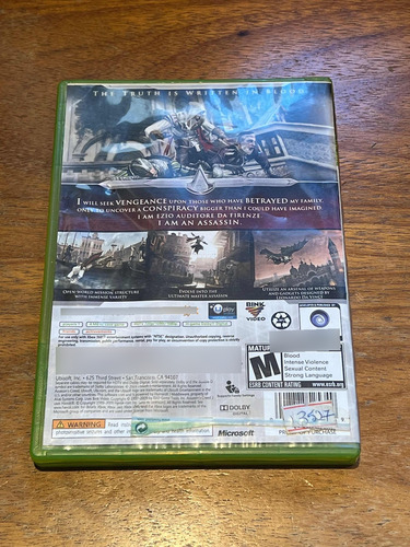 Assassins Creed Ii Xbox 360 (Usado)
