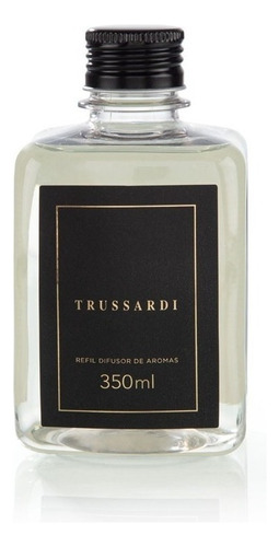 Refil Difusor De Ambientes Com Varetas Trussardi Nero 350ml