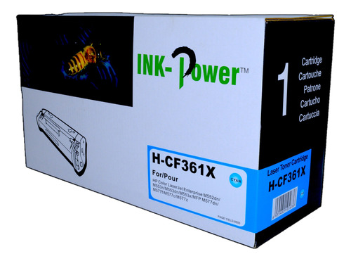 Tóner Ink-power 508x Cyan Cf361x Alternativo M553 M577