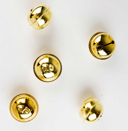 Cascabel Metalico Dorado 16mm Manualidades 100 Piezas