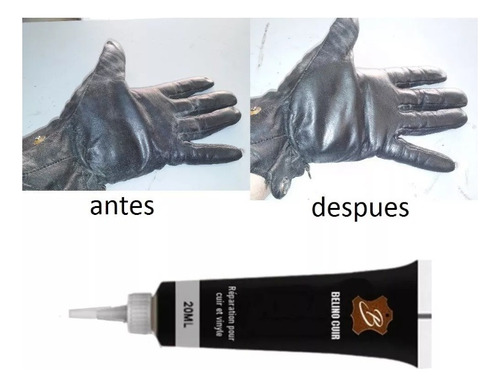 20ml Repara Restaura Cuero Sofa Timon Zapato Casaca Asiento