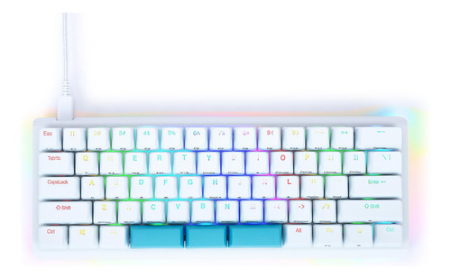 Kinesis Tko Pack: Teclado Mecnico 60% Hotswap Blanco