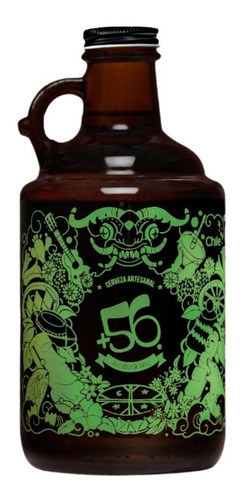 Growler Cerveza Artesanal +56 Ipa 1 Litro Vidrio