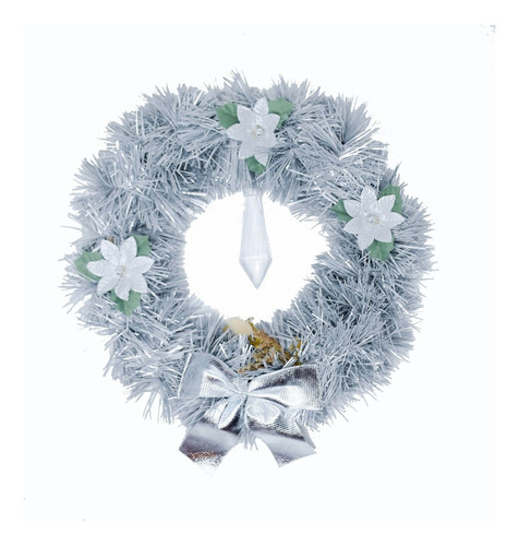 Corona Navidad 30 Cm Decorada #668