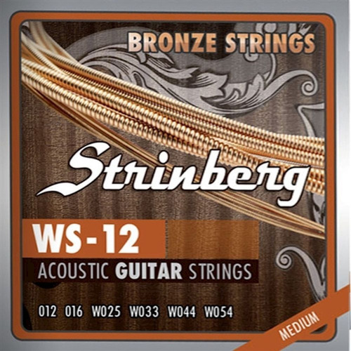 Imagem 2 de 4 de Encordoamento Violão 012 Strinberg Ws12 Aço Bronze