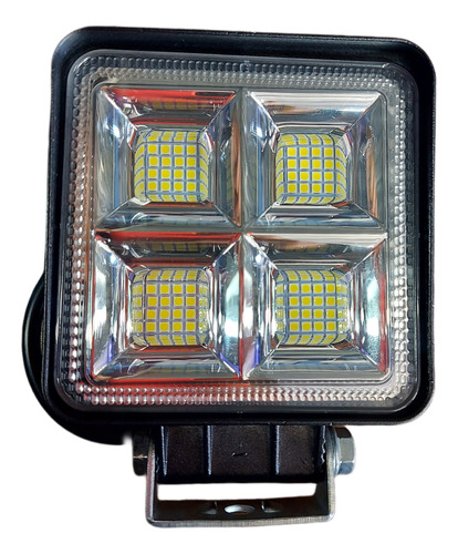 Faro Led Flood 4 Dot Luz Blanco Frio 6500k 27w