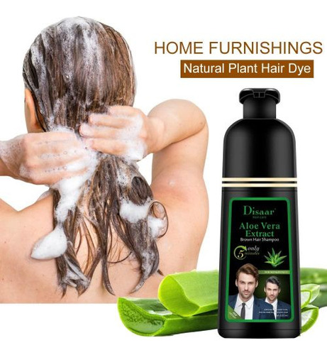 Shampoo Tinte Castaño/café + Savila Cubre Canas Disaar
