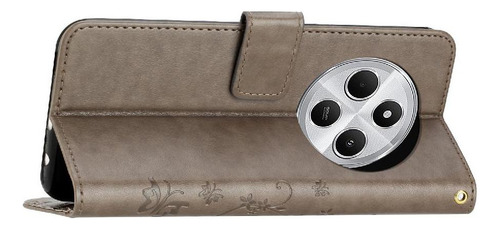 Funda Flip For Xiaomi Redmi 14c Kickstand Correa De Muñeca