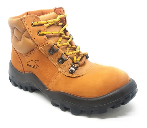 Bota Seguran a Seguran a Miura Marrom Caf 4855cf Ca 12783