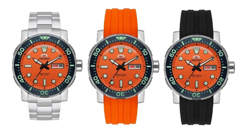 Relógio Orient Automático Poseidon F49ss014 O1sx Oficial