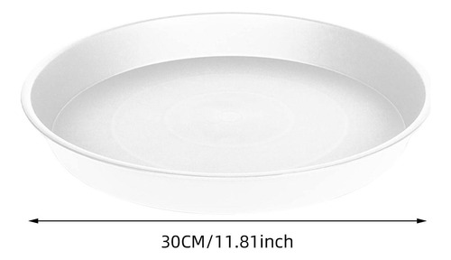 12 Piezas 11.81 Saucer De Bandejas De De Servicio Pesado