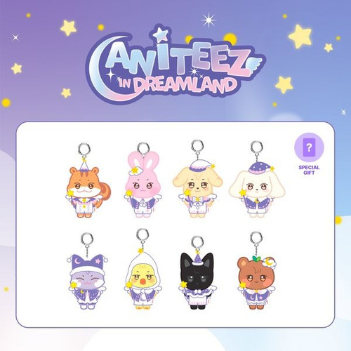 Aniteez Plush Keyring Guardian Angel Original Kpop ( Ateez ) Ddeongbyeoli Seonghwa
