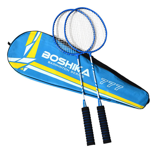 2x Raquetas De Bádminton Juego De Raquetas De Azul
