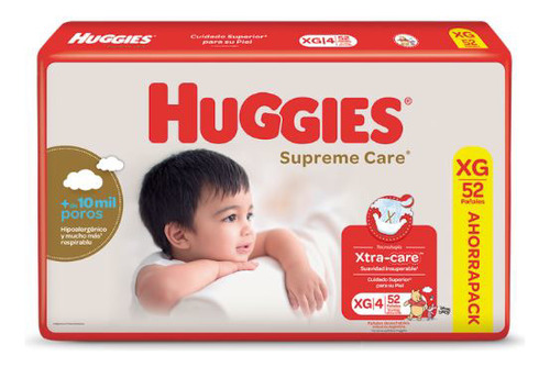 Huggies Supreme Care Mega Xg Xg [52 Uni.]