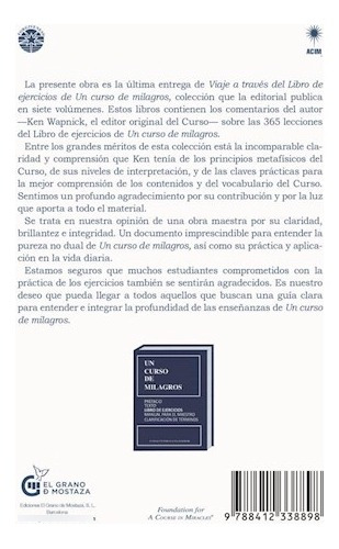  Viaje A Través Del Libro De Ejercicios De Un Curso De Milag