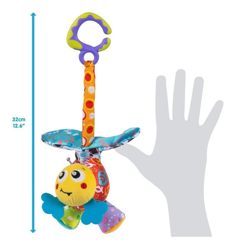 Imagen 5 de 5 de Juguete Para Cochecito O Huevito Con Vibración Bee Playgro