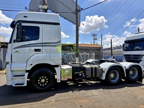 Caminhão Mb 2536 Axor 6x2 Cabine Leito Automático Susp Mola