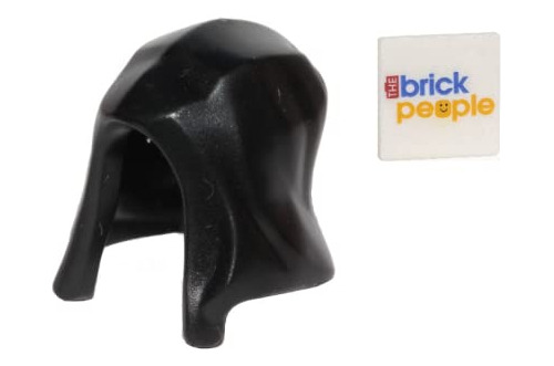 Accesorio Lego: Barbilla Abierta Básica Con Capucha Negra (p