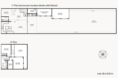 Imagen 2 de 30 de Venta En Block Ph 5 Amb. C/terraza Galpón Martinez