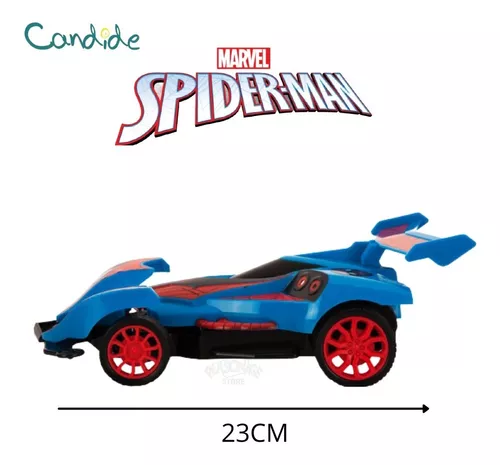 Carrinho de Controle Remoto Homem Aranha - Web Charge 7 Funções Candide, Shopping