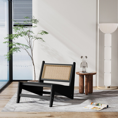 Silla De Ratán Moderna Sin Brazos Para Sala Y Dormitorio