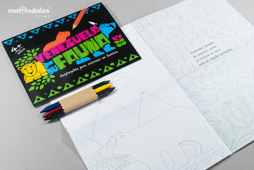 Desplegables Para Colorear Venezuela Y Su Fauna 1 Y 2