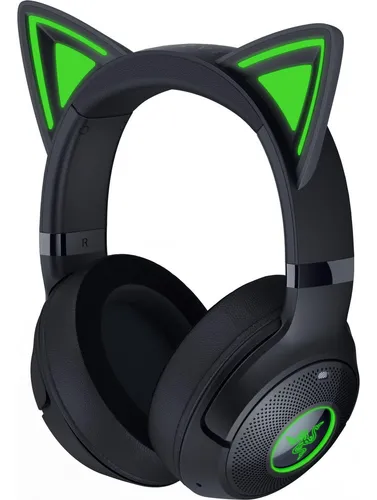 Auriculares gamer Razer Gamer RZ04-04860500-R3U1 negro con luz LED