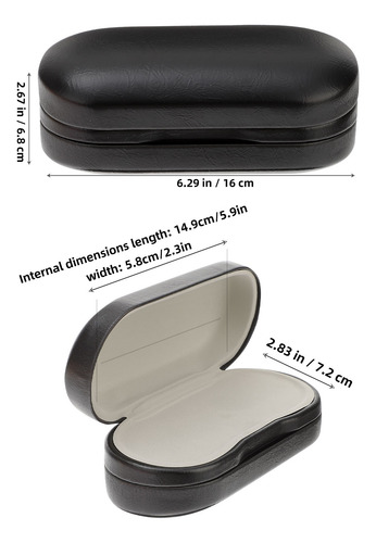 Estuche Doble Para Gafas De Sol, Caja Para Gafas