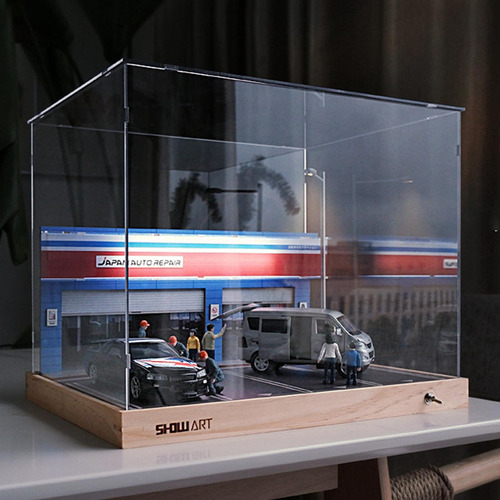 Taller De Reparación De Automóviles A Escala 1/32, Modelo