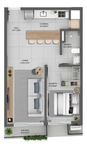 Imagem 29 de 30 de Apartamento À Venda No Bairro Cidade Baixa - Porto Alegre/rs - O-25294-41768