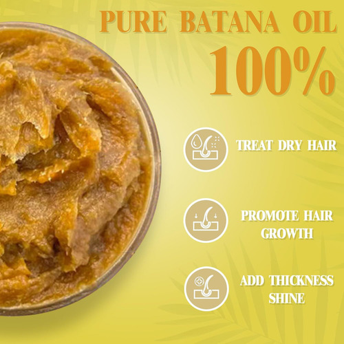 . Aceite De Batana Crudo Para El Crecimiento Del Cabello: