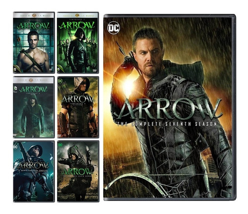 Arrow Dc Comics Paquete Temporada 1 2 3 4 5 6 7 Dvd