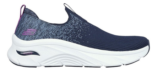 Zapatilla Skechers Archi Fit Dlux-key 149684/nvy Para Mujer