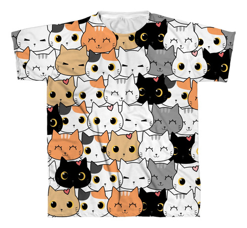 Camiseta Infantil Gatinhos Full