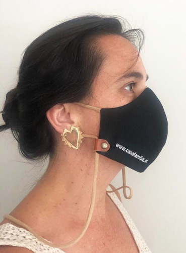 Imagen 3 de 4 de Mascarilla Ajustable Con Colgador Para El Cuello