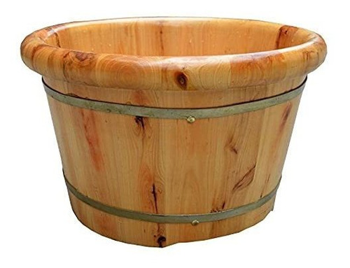 Spa De Pies - Wkshuft Cubo De Madera De Ciprés Para Lavabo D