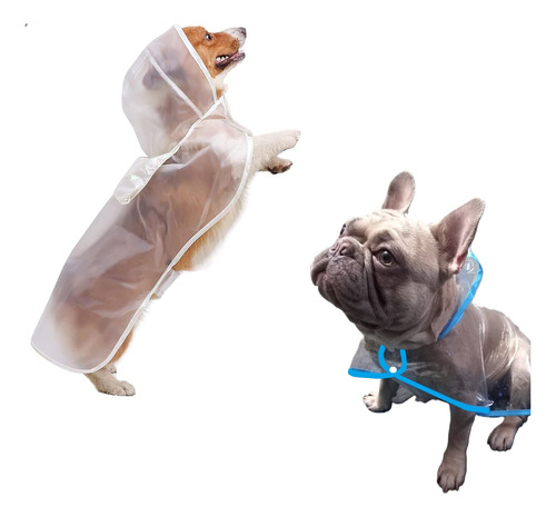 Capa Impermeable Mascotas Perro Vestido Lluvia Perrito Ropa