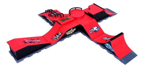 Mini Patineta Rampa Patín De Juguete Accesorio F #