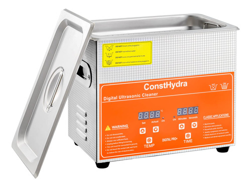 Consthydra Limpiador Ultrasonico Profesional Con Temporizado