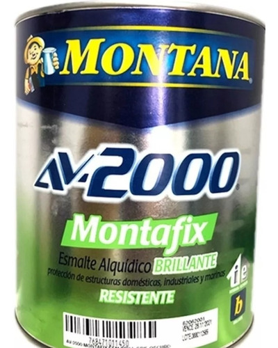 Pintura Montana Esmalte Blanco Montafix  Galon