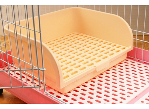 Gran Conejo Bandeja De Arena Para Inodoro Orinal Beige Beige