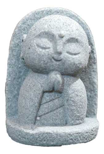 Escultura De Buda Monje Hecha A Mano, Minipecera, ,6x3x4,9cm