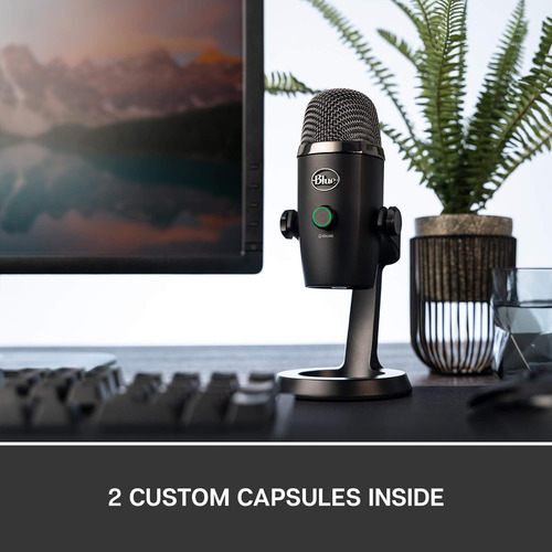 Logitech For Creators Micrófono Yeti Nano Usb Azul Para ...