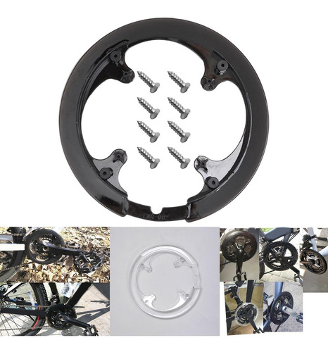 Protector De Manivela De Rueda De Cadena Protección Negro