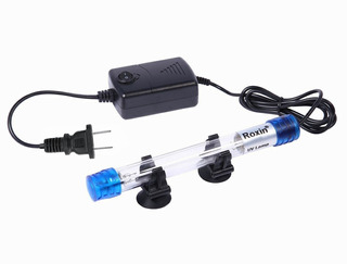 Weehey Lámpara de esterilización con luz Ultravioleta 7W UV Esterilizador Sumergible Desinfección del Agua para Estanque de Acuario AC220-240V 